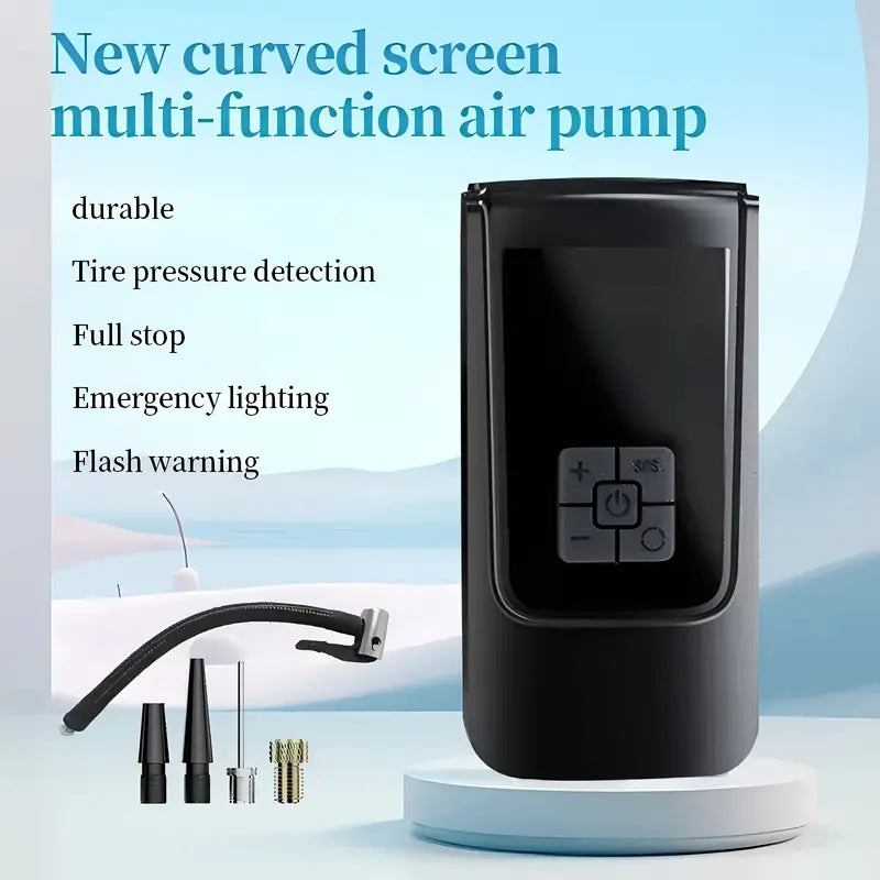 Portable Car Inflator Pump with LED Light