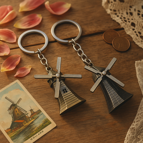 Dutch Windmill Keychain