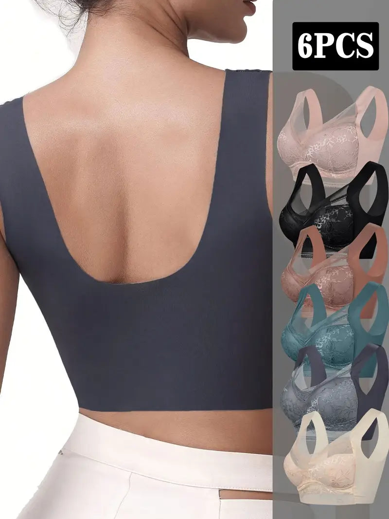 Stylish Women's bras with floral lace
