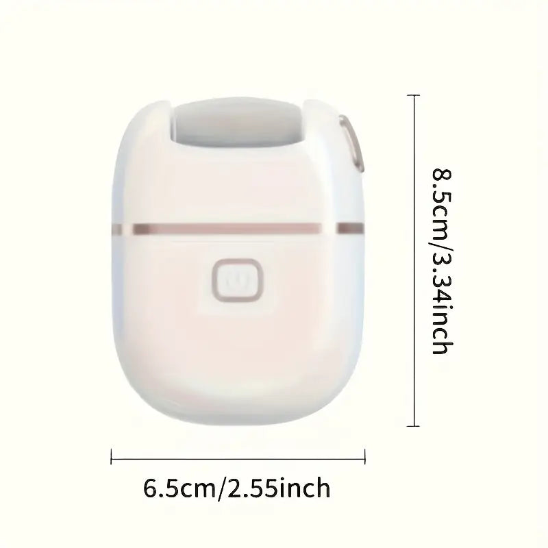 Rechargeable Electric Foot File with 3 Replaceable Grinding Heads
