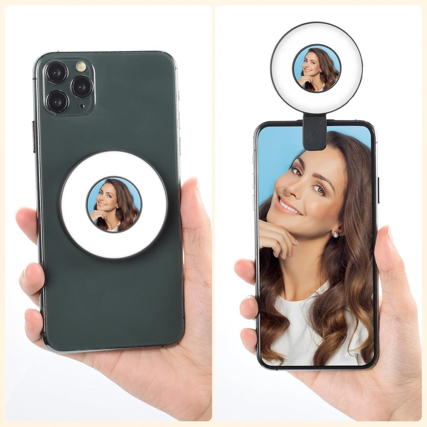 Magnetic Ring Light 4 Brightness 【Free Shipping】Level for Webcam Light/Zoom Lighting/Video Conference/Selfie