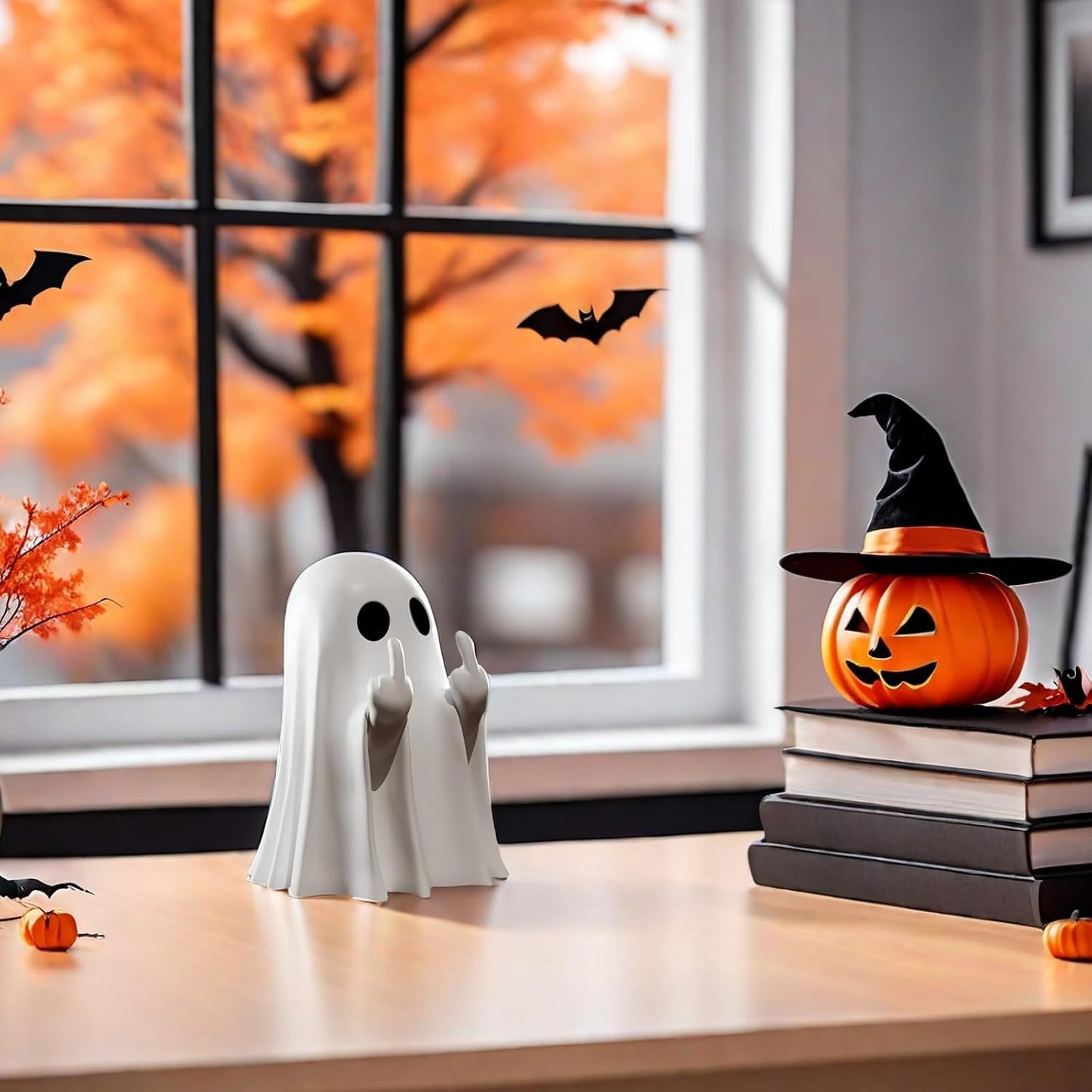 BooCrew™ – Cute & Spooky Halloween Ghost Figurine
