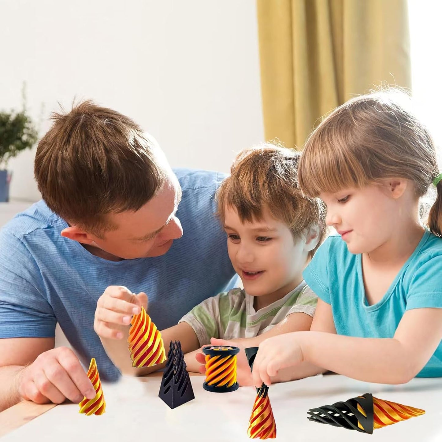 Infinity Twist™ – 3-Pack Impossible Spiral Cone Fidget Set