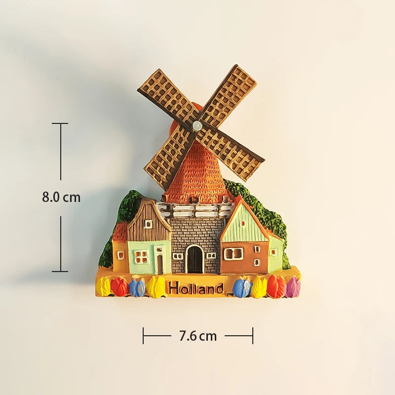 Amsterdam Fridge Magnet – Tourist Souvenir from the Netherlands