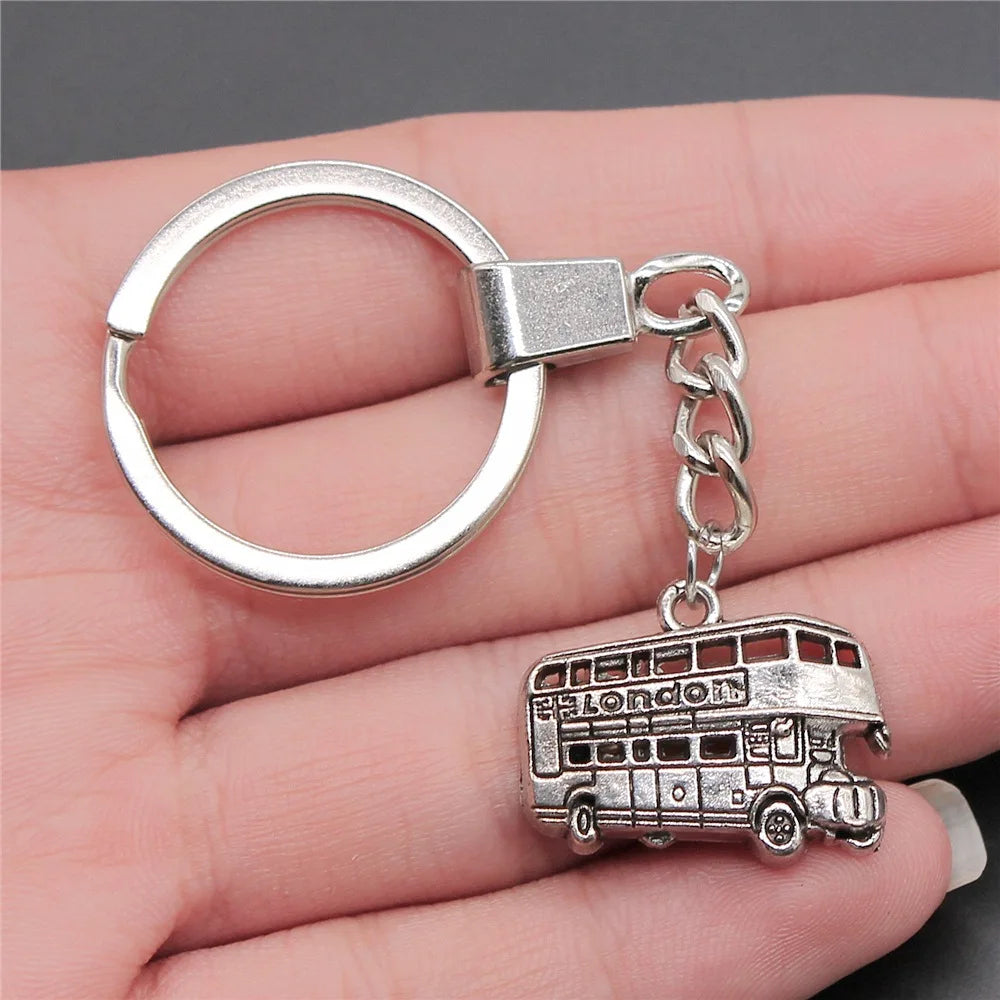 London Keyring – Iconic Bus (2 Colors, 25x20mm)