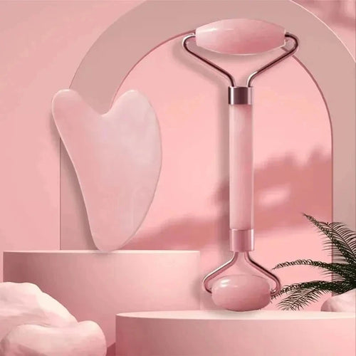 CrystalEase – Face & Neck Massager ABS Roller for Relaxation & Beauty