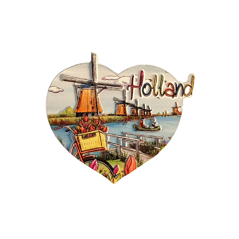 Amsterdam Fridge Magnet – Tourist Souvenir from the Netherlands