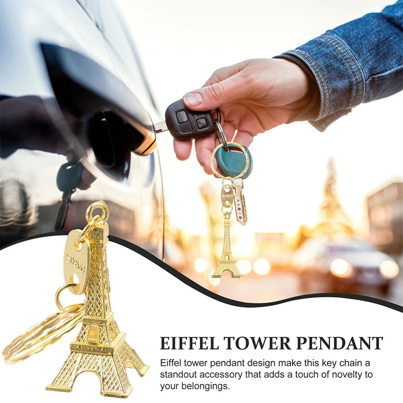 3D Eiffel Tower Keychain – Paris Souvenir (Pack of 25 to 125 units)