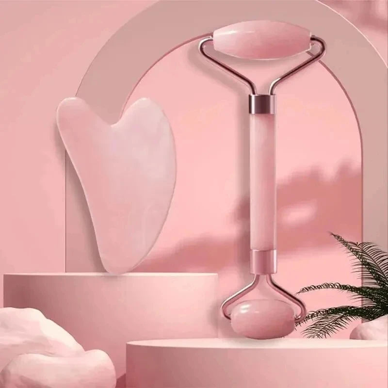 CrystalEase – Face & Neck Massager ABS Roller for Relaxation & Beauty