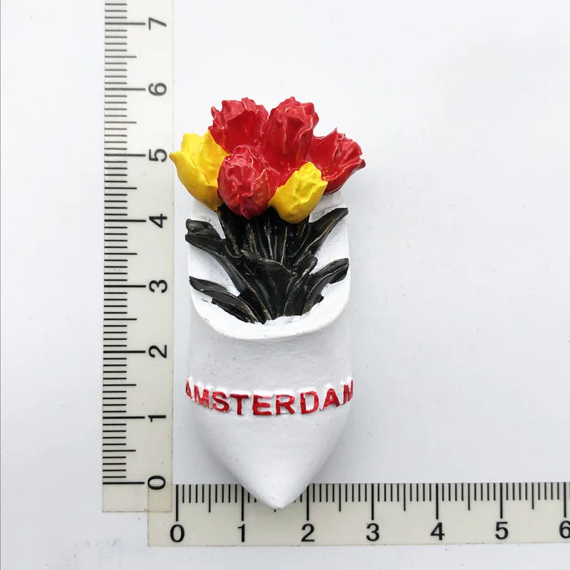 Amsterdam Fridge Magnet – Tourist Souvenir from the Netherlands