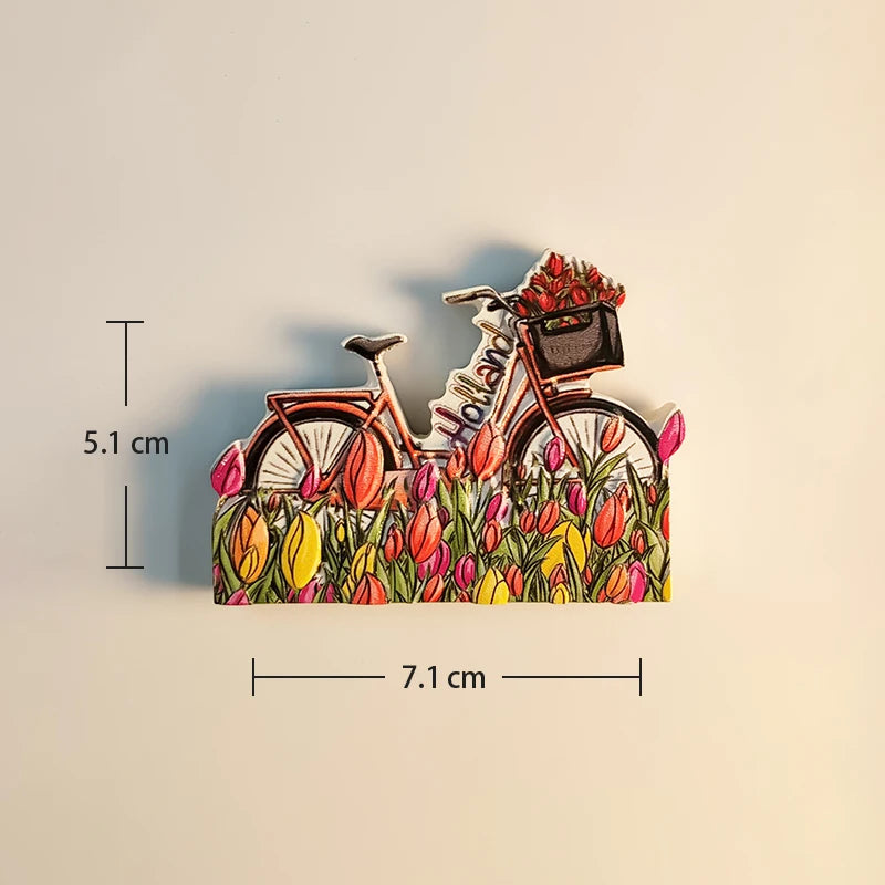 Amsterdam Fridge Magnet – Tourist Souvenir from the Netherlands