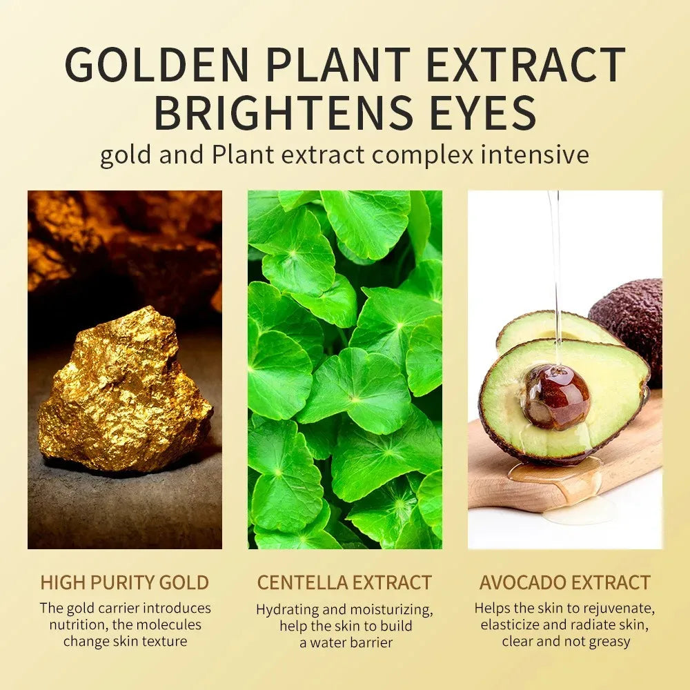 AvocadoGold Rejuvenate – 120 Pieces Eye Mask for Moisturizing & Firming Dark Circles