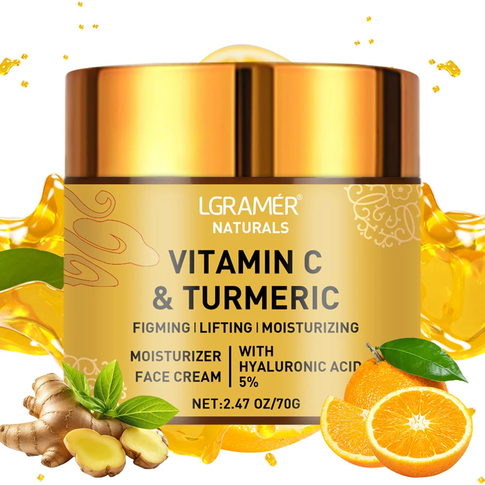 GoldenRevive – Turmeric & Vitamin C Face Cream with Retinol for Firming & Whitening