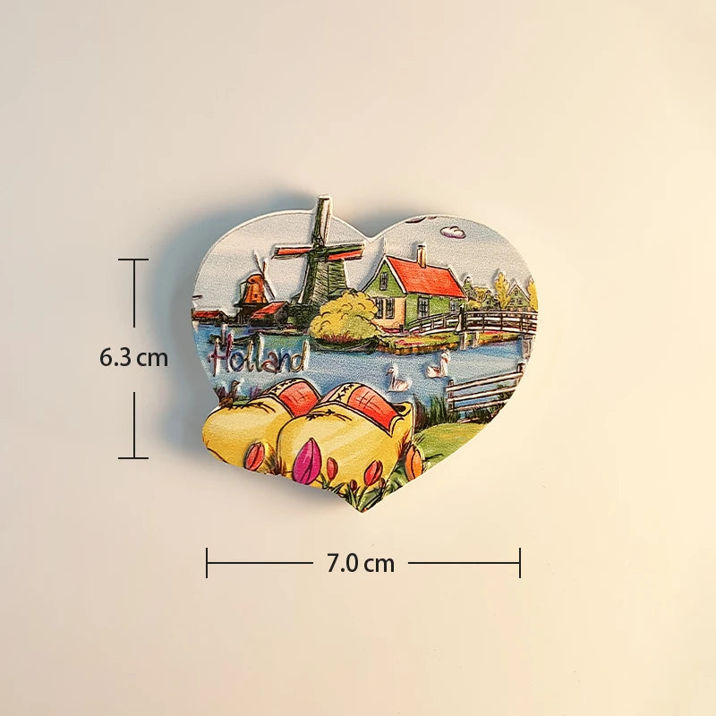 Amsterdam Fridge Magnet – Tourist Souvenir from the Netherlands