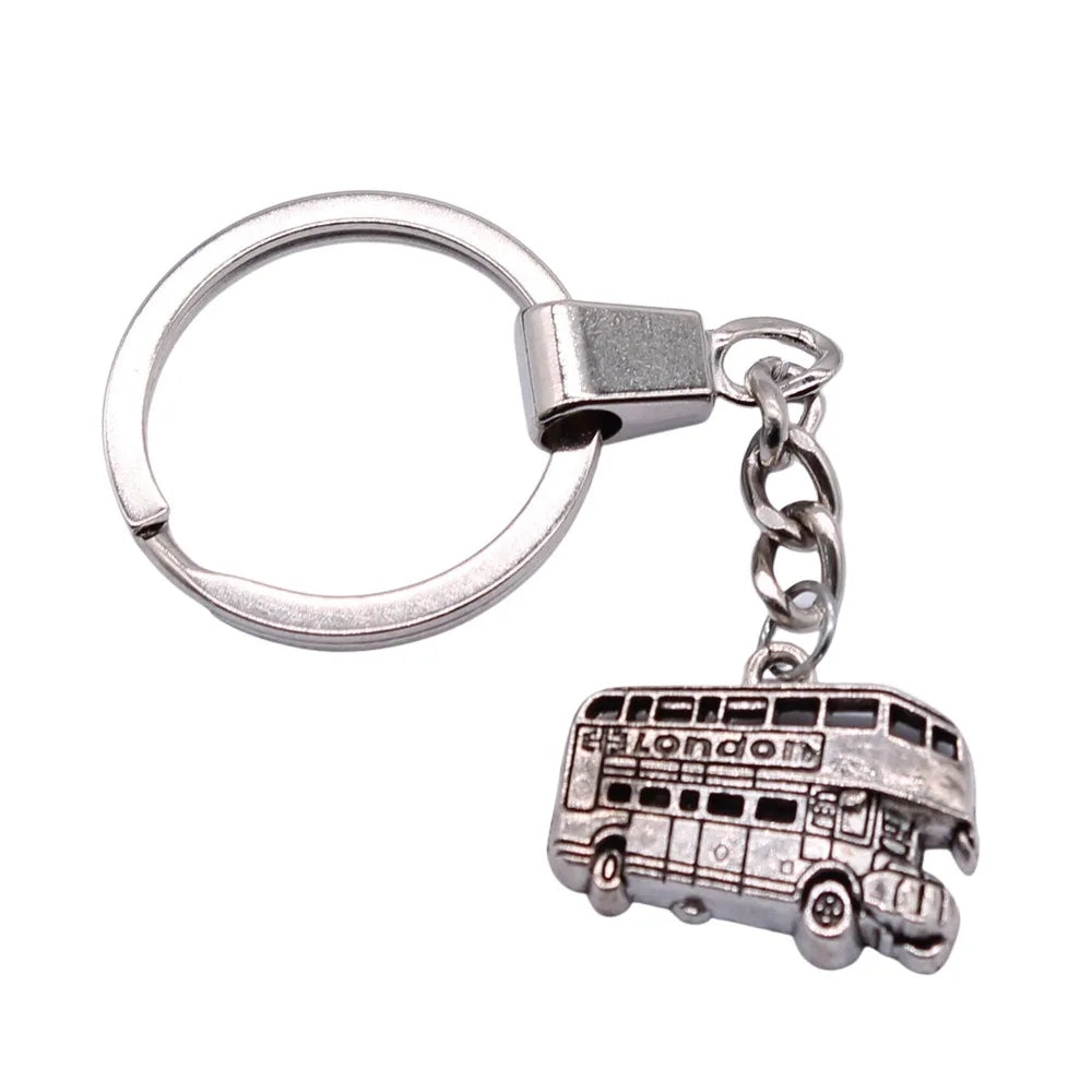 London Keyring – Iconic Bus (2 Colors, 25x20mm)