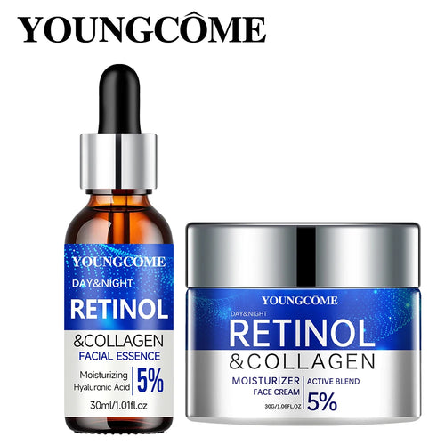 RetinolRenew Set – Hydrating & Repairing Cream + Serum for Smooth, Youthful Skin