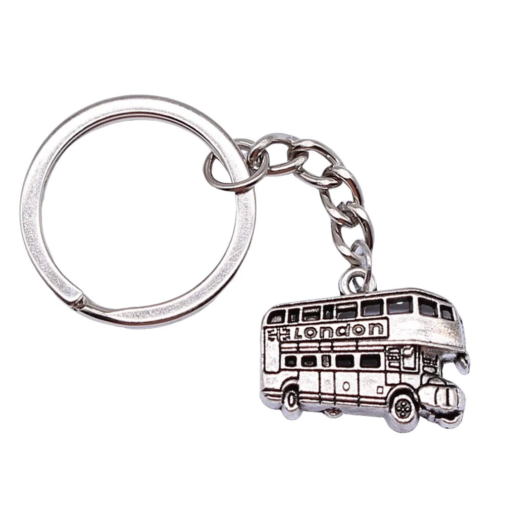 London Keyring – Iconic Bus (2 Colors, 25x20mm)