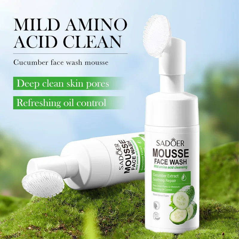 SAODER Fruits – Refreshing Facial Cleanser Foam for Deep Hydration & Glow