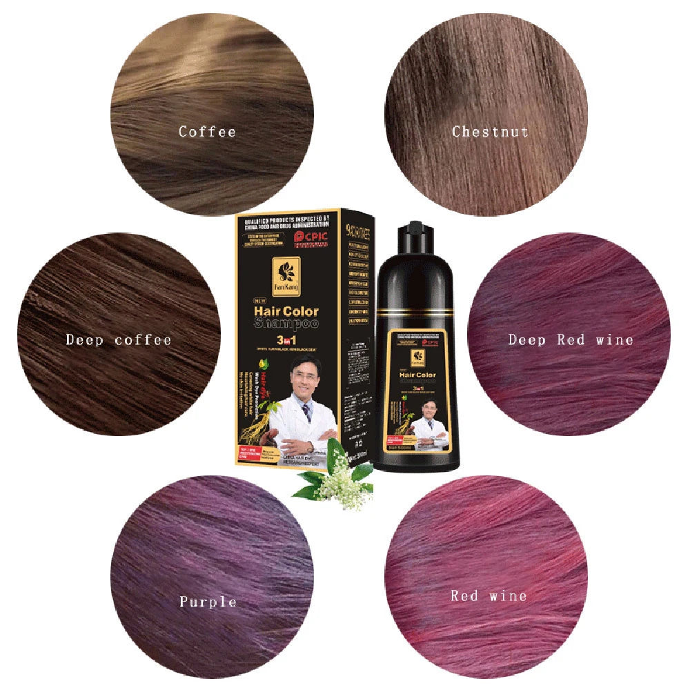 Eclipse Noir 3-in-1 – Instant Black Coloring Shampoo for Seductive Hair 500ml