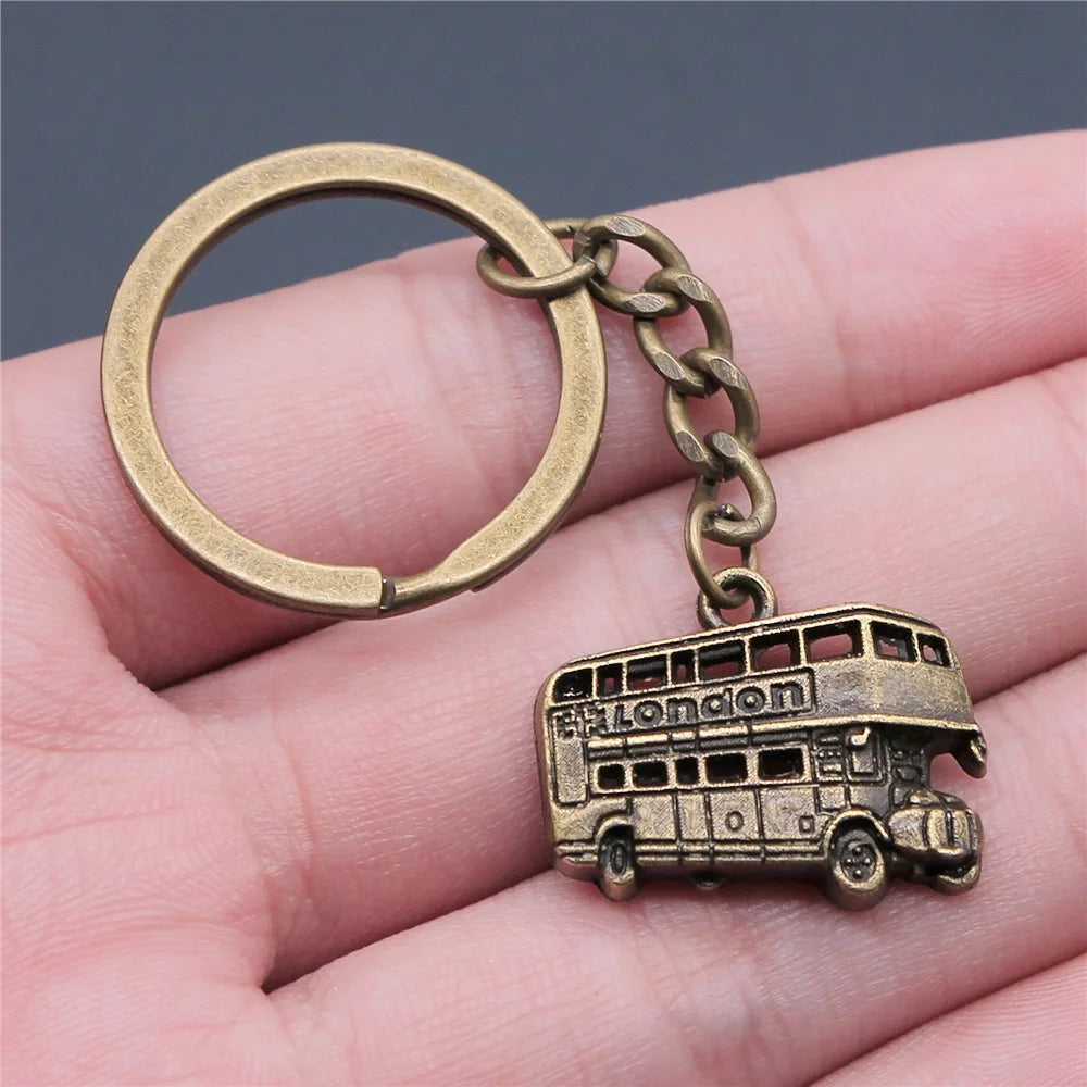 London Keyring – Iconic Bus (2 Colors, 25x20mm)