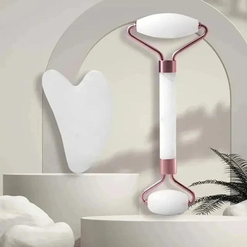 CrystalEase – Face & Neck Massager ABS Roller for Relaxation & Beauty