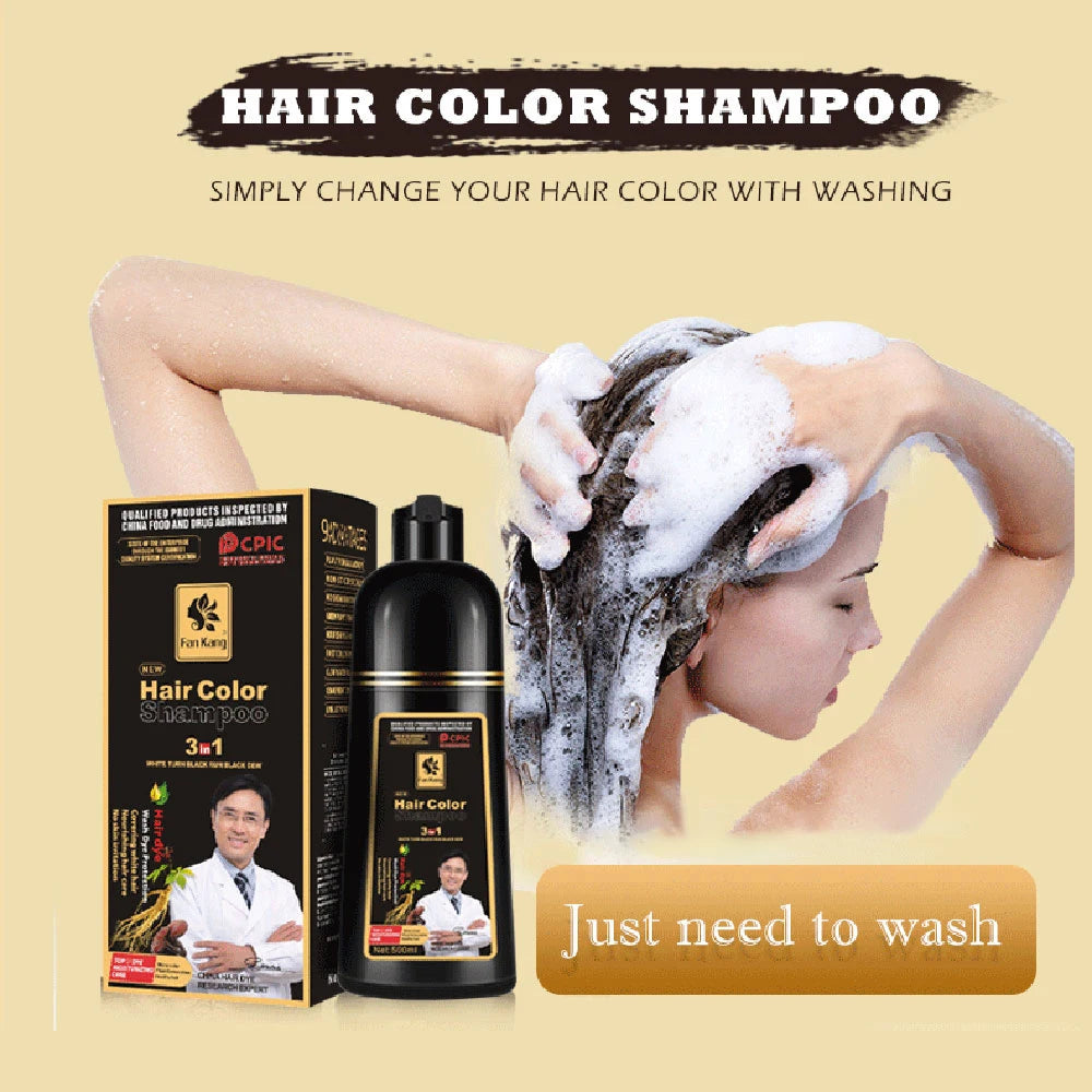 Eclipse Noir 3-in-1 – Instant Black Coloring Shampoo for Seductive Hair 500ml
