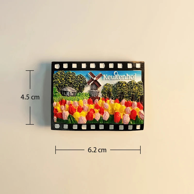 Amsterdam Fridge Magnet – Tourist Souvenir from the Netherlands