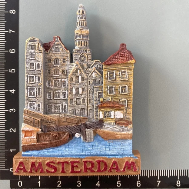 Amsterdam Fridge Magnet – Tourist Souvenir from the Netherlands