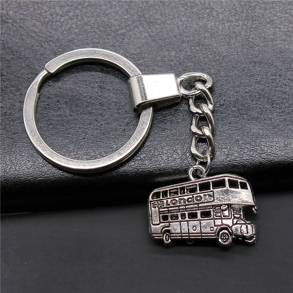 London Keyring – Iconic Bus (2 Colors, 25x20mm)