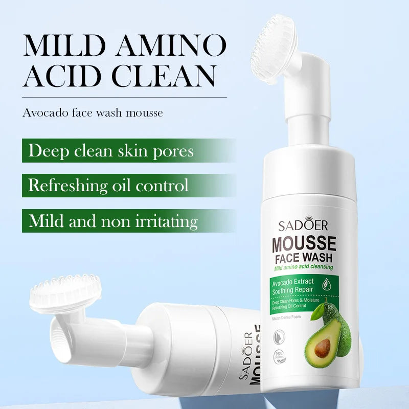 SAODER Fruits – Refreshing Facial Cleanser Foam for Deep Hydration & Glow