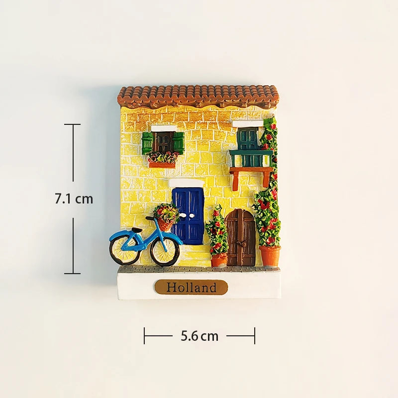 Amsterdam Fridge Magnet – Tourist Souvenir from the Netherlands