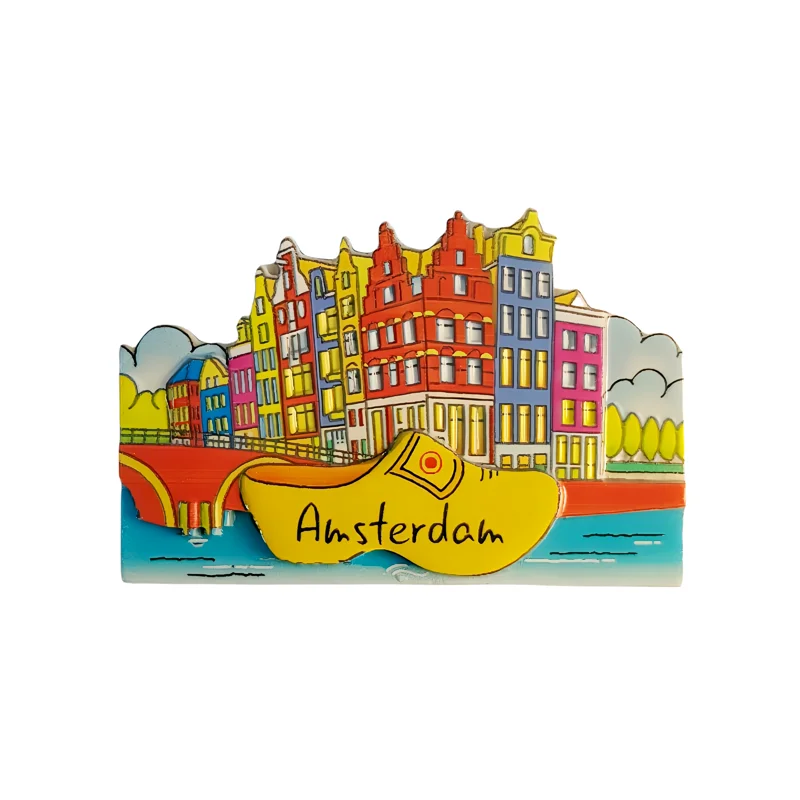 Amsterdam Fridge Magnet – Tourist Souvenir from the Netherlands