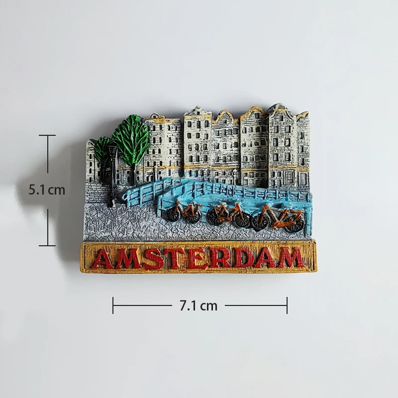 Nederland Amsterdam Toeristische Souvenir Magnetische Koelkast Sticker Collectie Gift Koelkast Magneten
