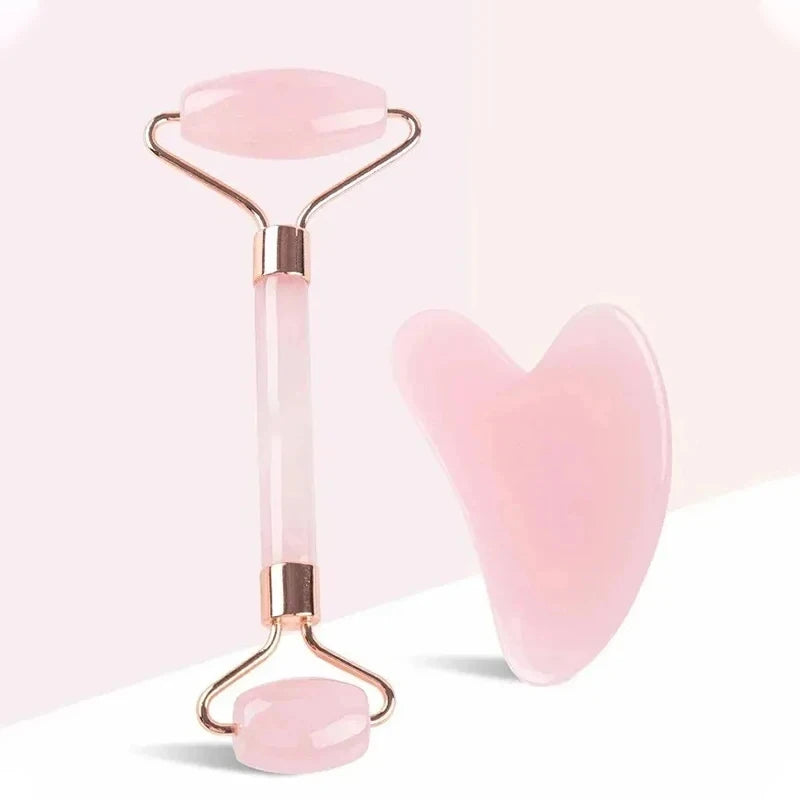 CrystalEase – Face & Neck Massager ABS Roller for Relaxation & Beauty