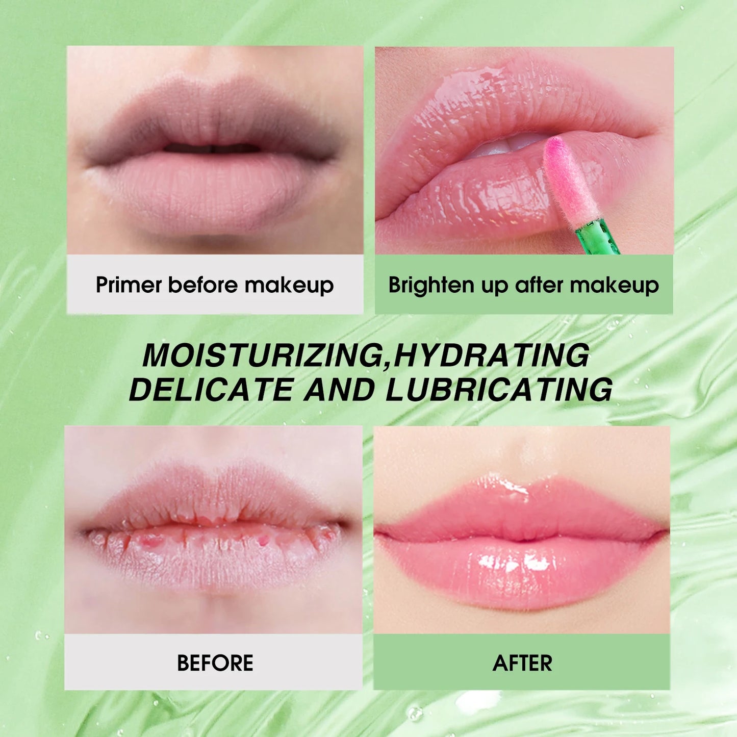 Langmanni Aloe Vera – Color-Changing & Hydrating Lip Glow for Long-Lasting Shine
