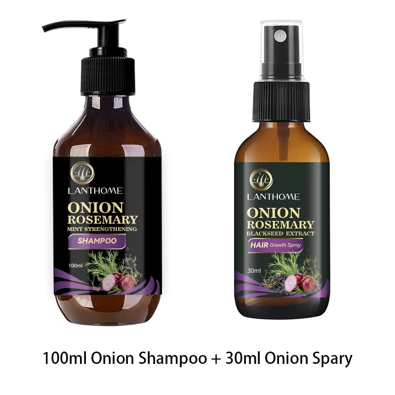 HerbalGrow – 100ML Rosemary & Onion Shampoo for Fast Hair Growth & Anti-Hair Los