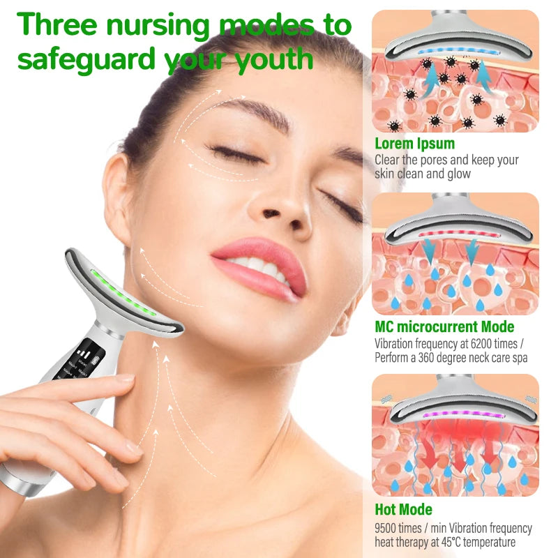 VibrantLift – Face & Neck Beauty Device for Personal Care and Skin Lifting