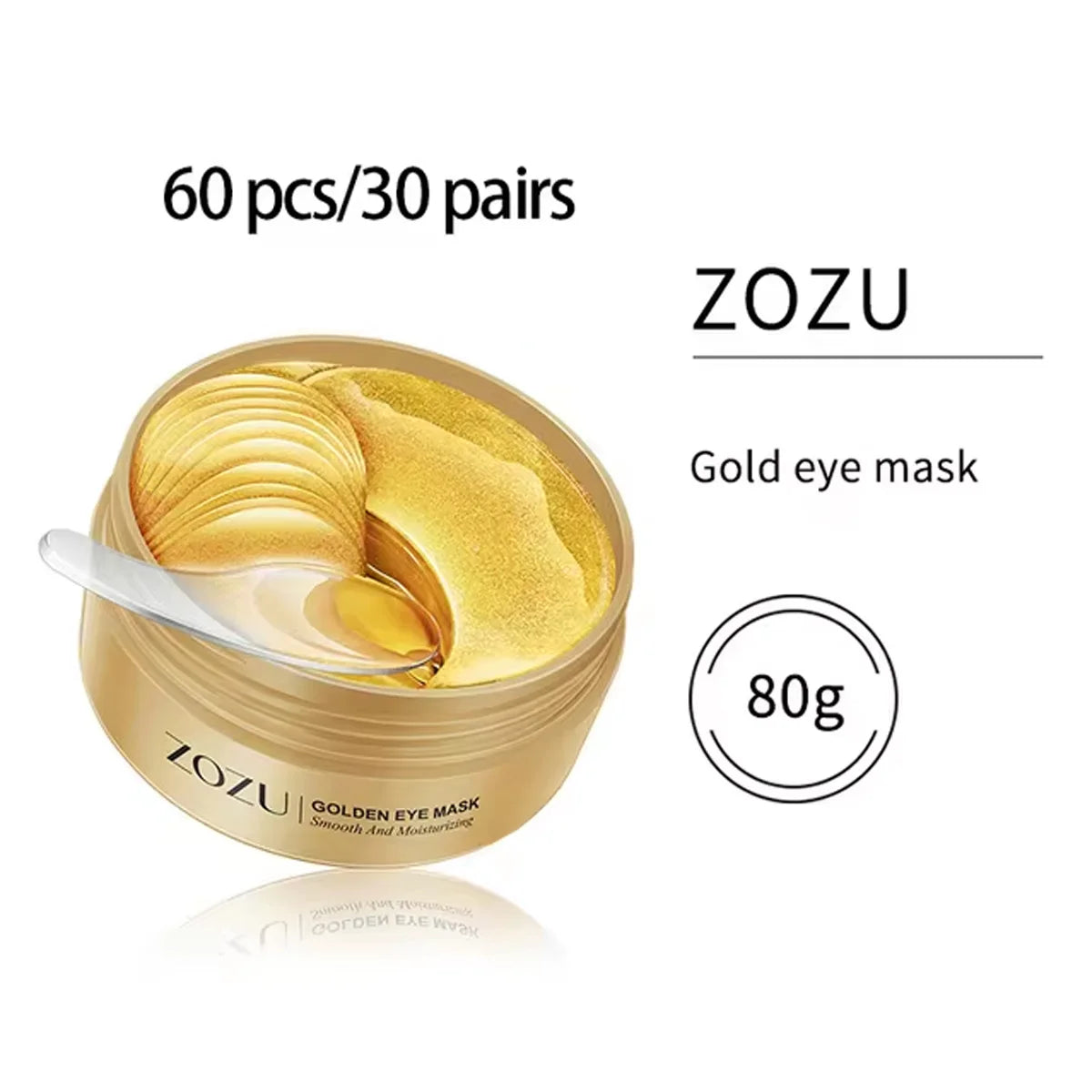 AvocadoGold Rejuvenate – 120 Pieces Eye Mask for Moisturizing & Firming Dark Circles
