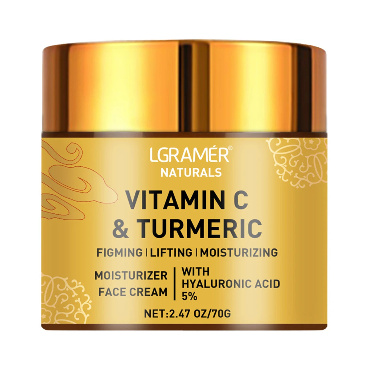 GoldenRevive – Turmeric & Vitamin C Face Cream with Retinol for Firming & Whitening