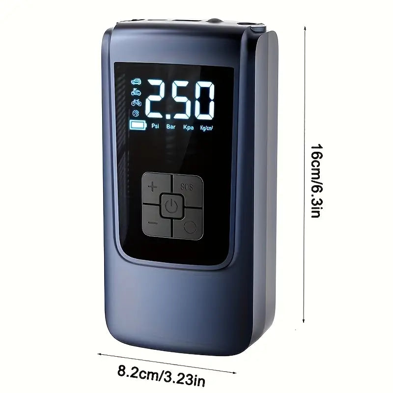 Portable Car Inflator Pump with LED Light