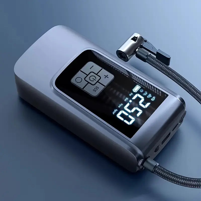 Portable Car Inflator Pump with LED Light