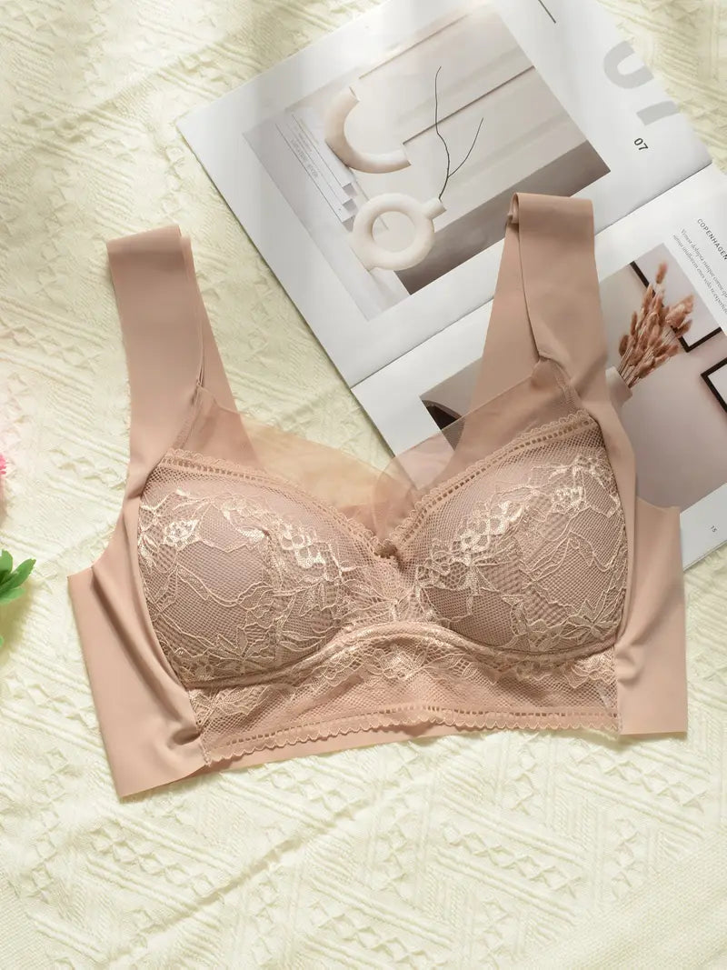 Stylish Women's bras with floral lace