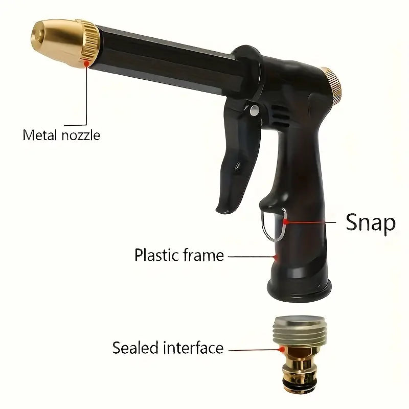 High-Pressure Motorcycle & Car Wash Gun