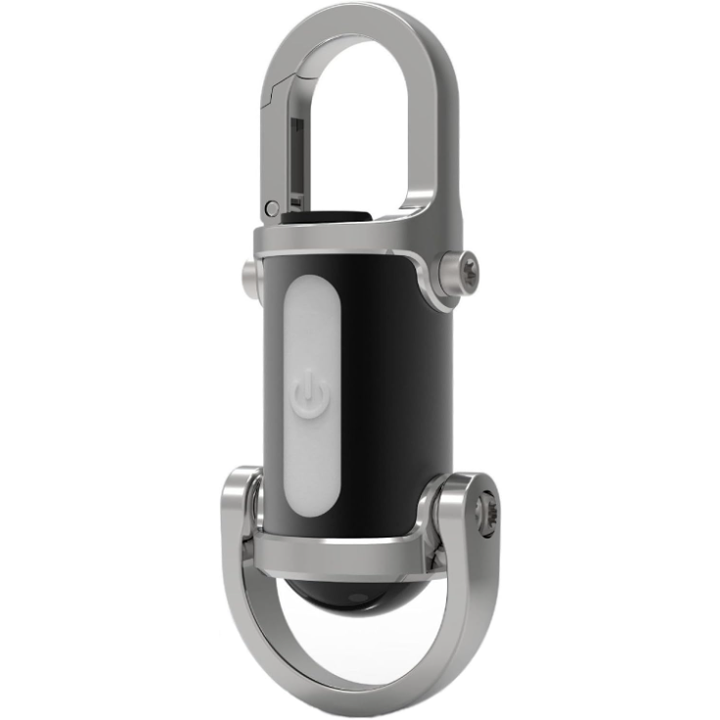 Mini Keychain LED Flashlight - Fast Charging Bi-Directional Output Work Light with Emergency SOS