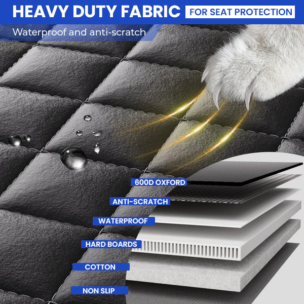 K9Cruze™ – Premium-Heavy Duty Dog Car Seat Protector