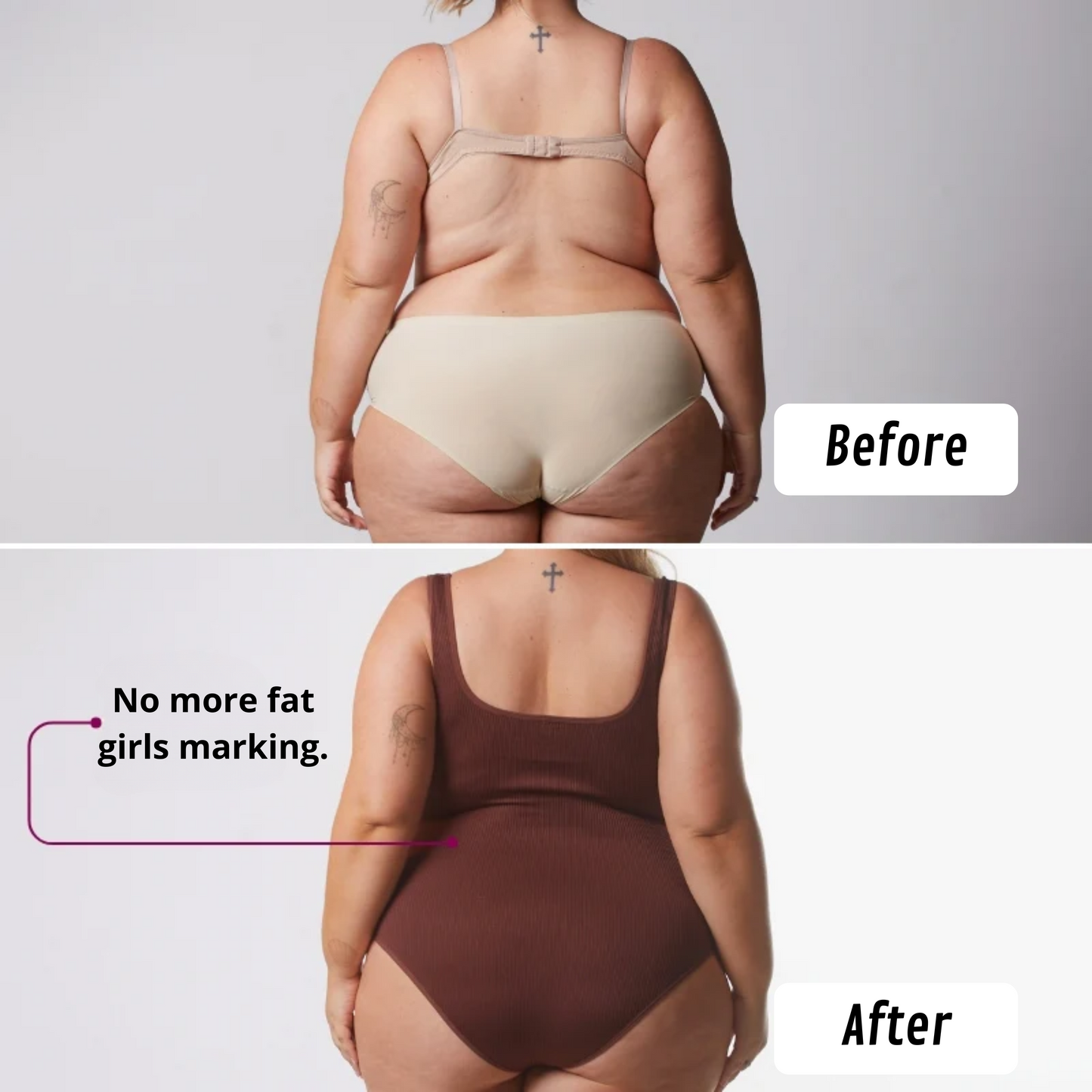 2 Ribbed Body Shapers - Buy 1, Get 2.