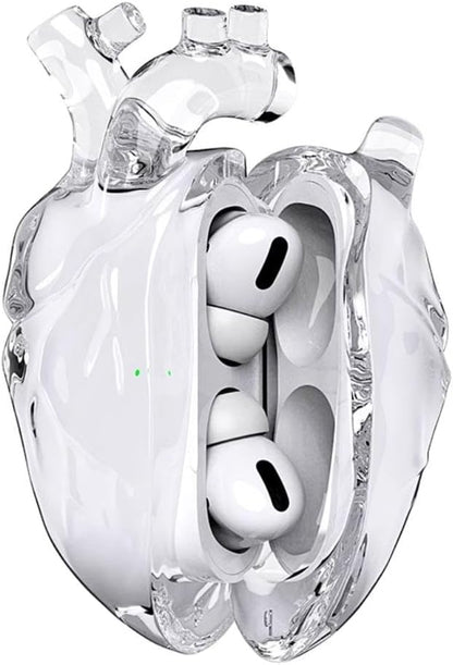 Airpods Pro2/3 Hülle Herz Kopfhörerhülle 3D Flüssigsilikagel Kopfhörerhülle 