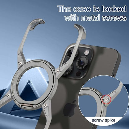 Frameless Phone Case Compatible,Magnetic Kickstand