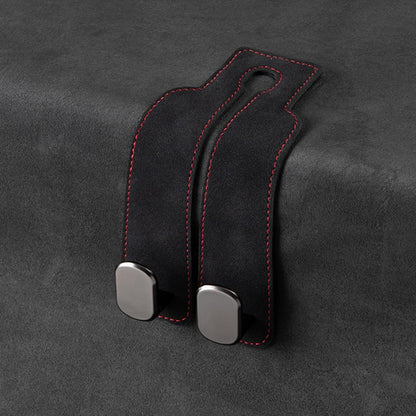 Car Seat Back Storage Hook for Headrest, Car Hooks Leather