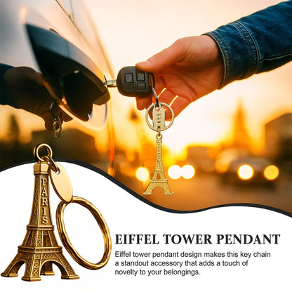 3D Eiffel Tower Keychain – Paris Souvenir (Pack of 25 to 125 units)